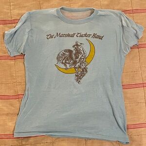 Marshall Tucker Band vintage light blue concert t